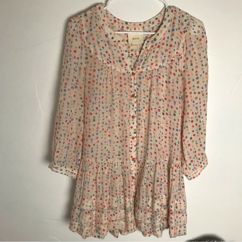 Maeve Anthropologie Paccia Tunic Top